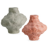 Layton Ceramic Vase  -  Brown