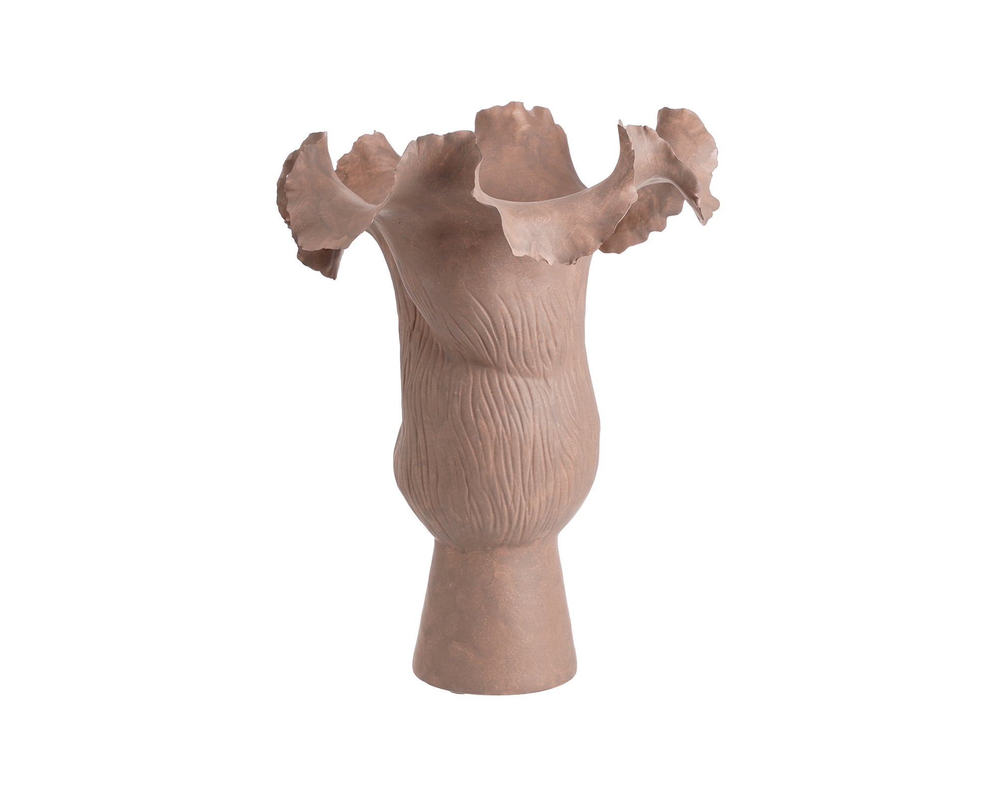 Liang & Eimil Kiana Ceramic Vase – Sienna Brown