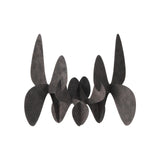 Ashwave Sculpture - Textured Charcoal Surface