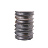 Strata Sculpture - Metalic Charcoal