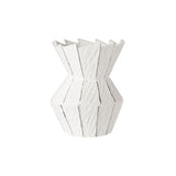 Cresta Vase - White Ceramic