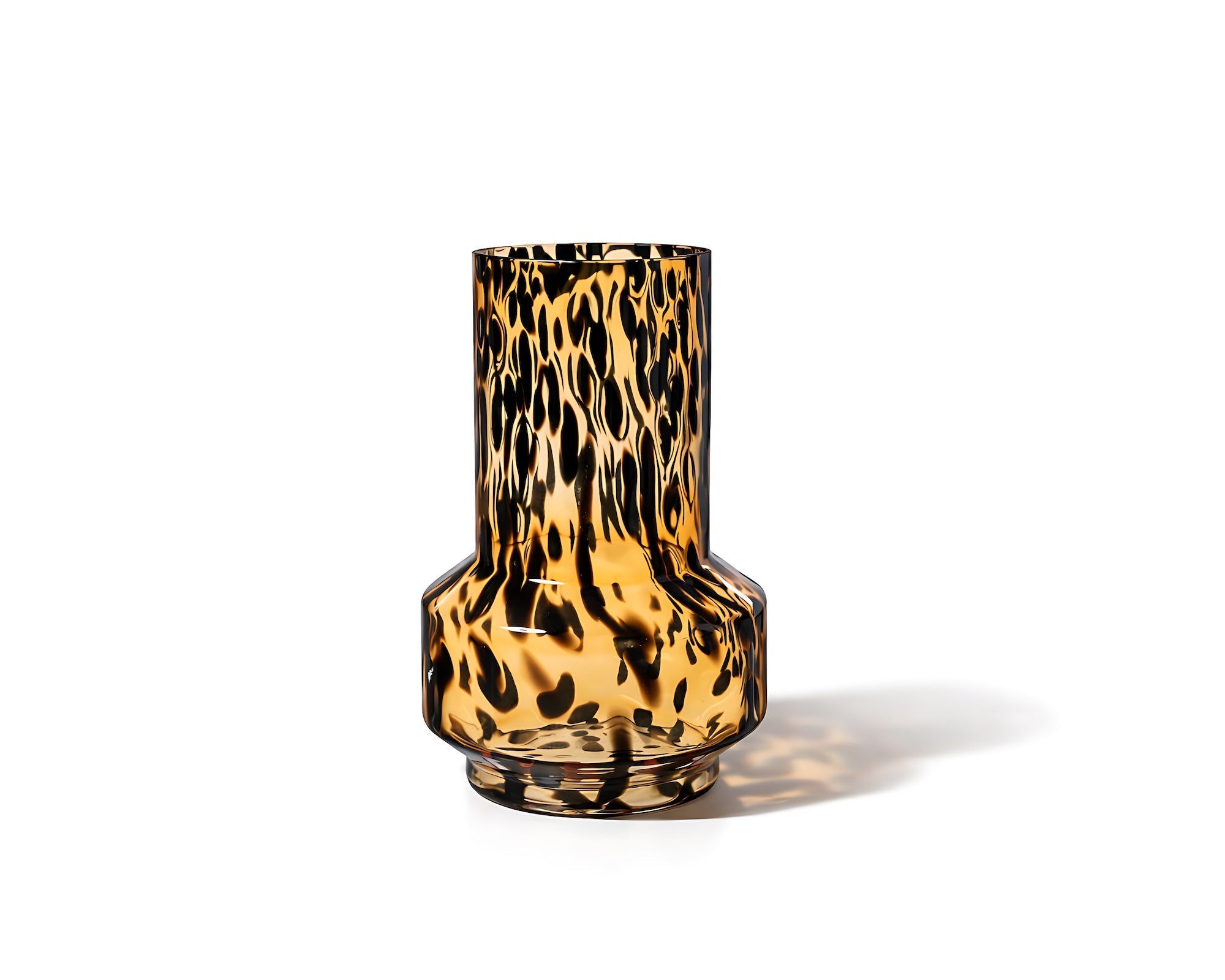 Liang & Eimil Artea Vase – Dark Amber Glass