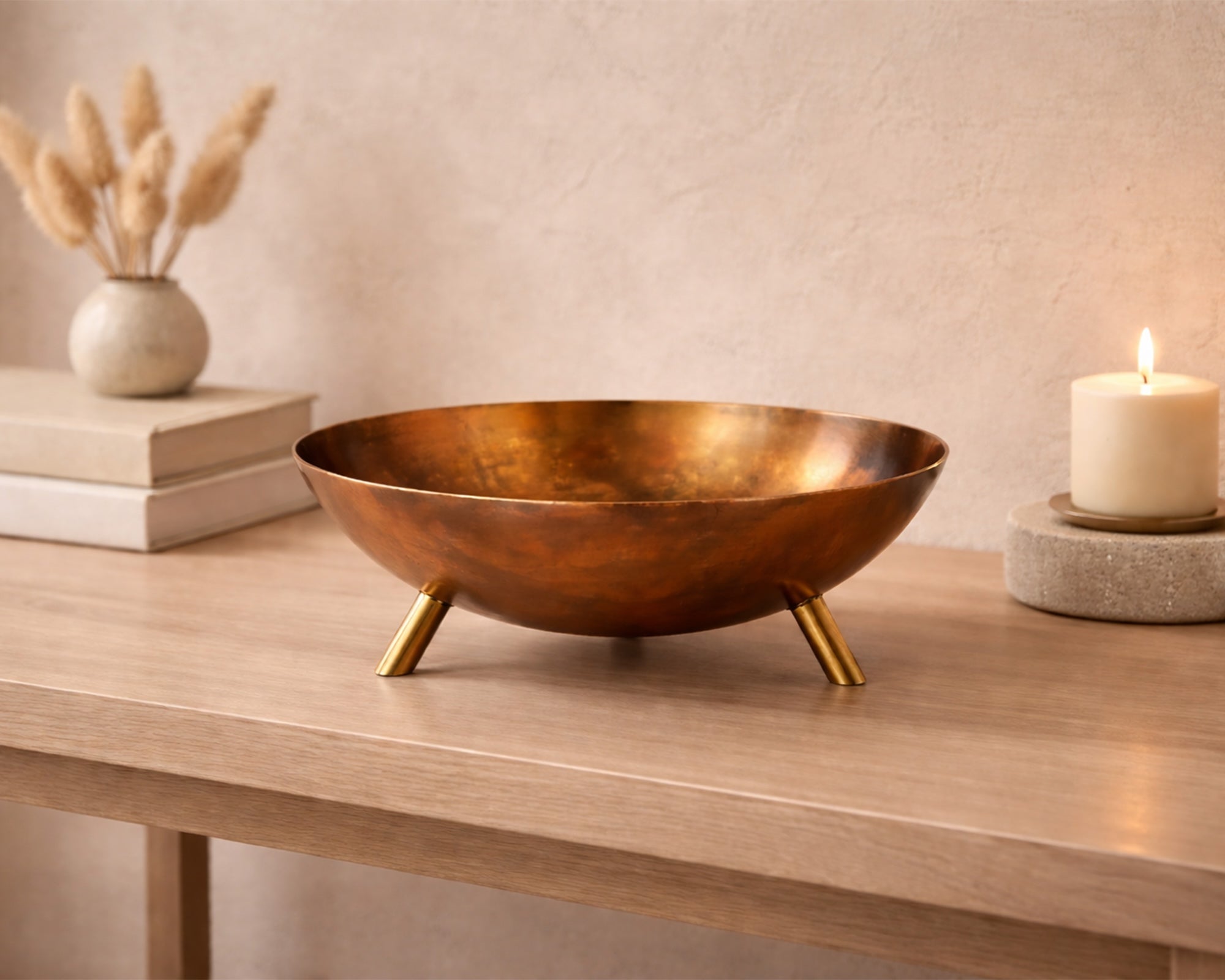 Liang & Eimil Tessaro Bowl – Antique Metal