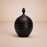 Liang & Eimil Nivora Jar – Charcoal Ceramic