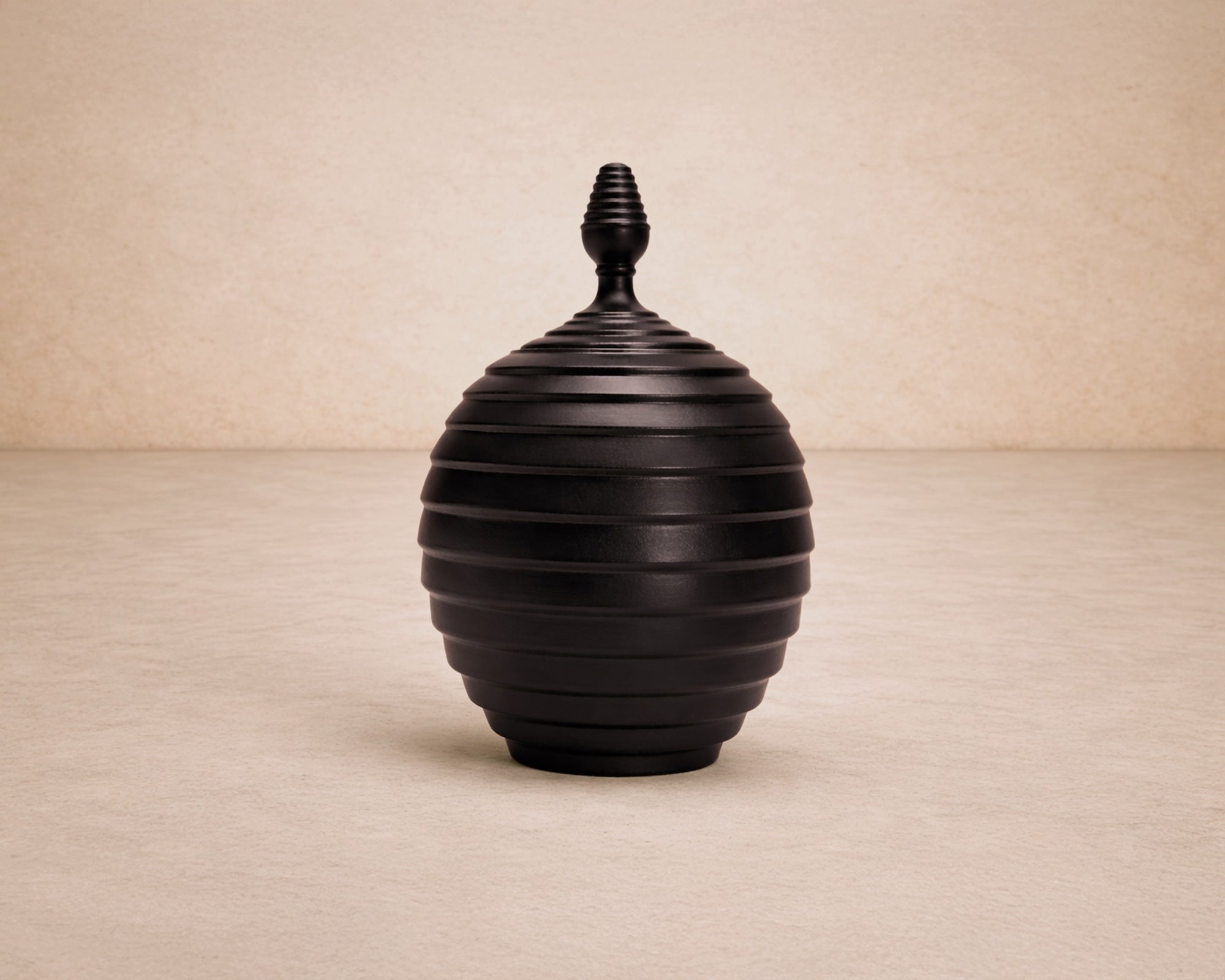 Liang & Eimil Nivora Jar – Charcoal Ceramic