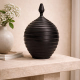 Liang & Eimil Nivora Jar – Charcoal Ceramic