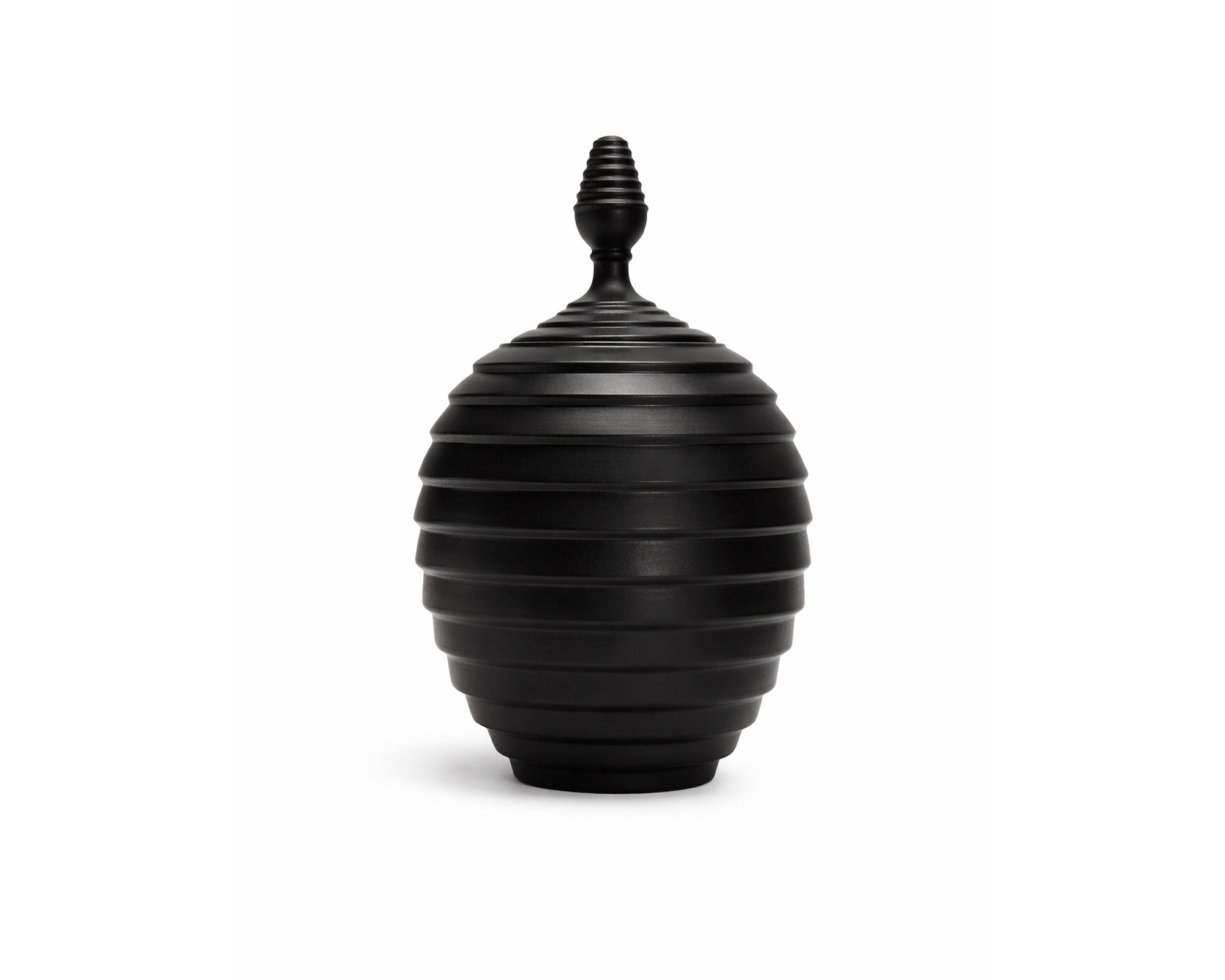 Liang & Eimil Nivora Jar – Charcoal Ceramic