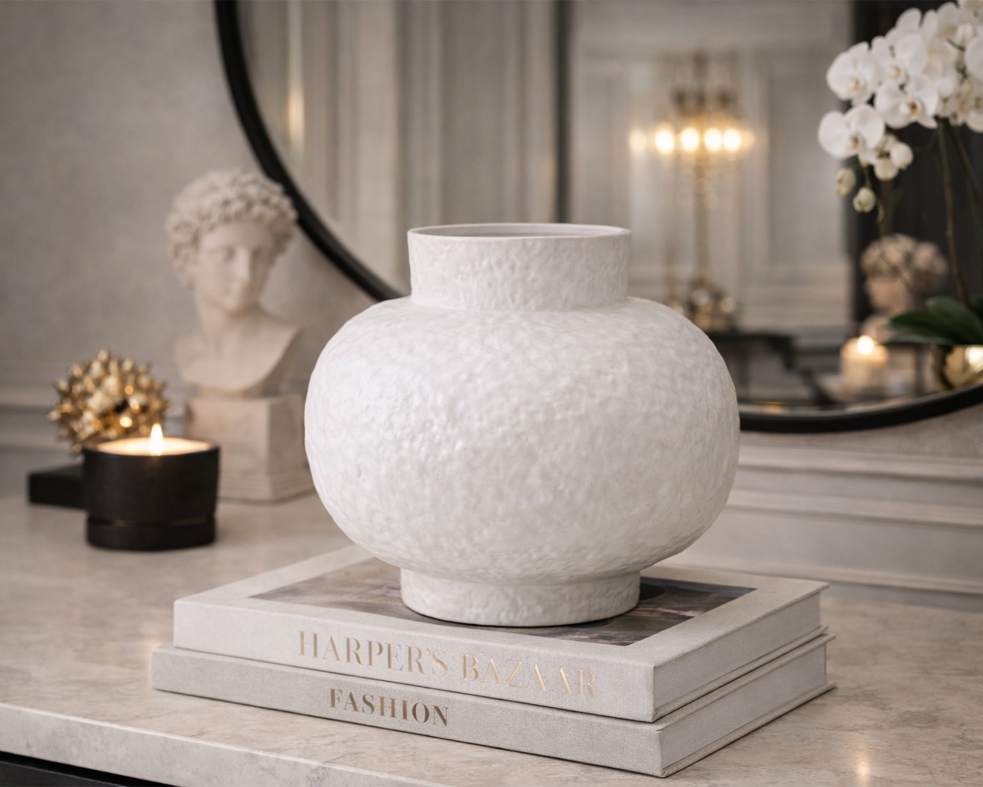Liang & Eimil Erosia Vase – White Ceramic