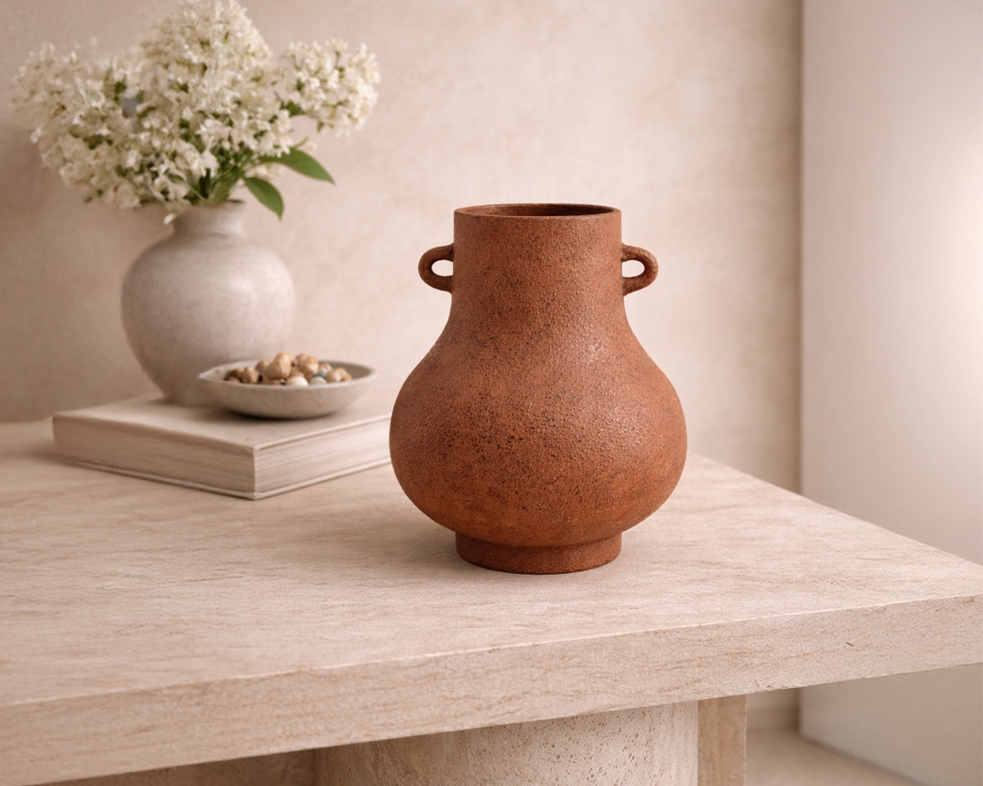Liang & Eimil Sirella Vase – Terracotta Ceramic