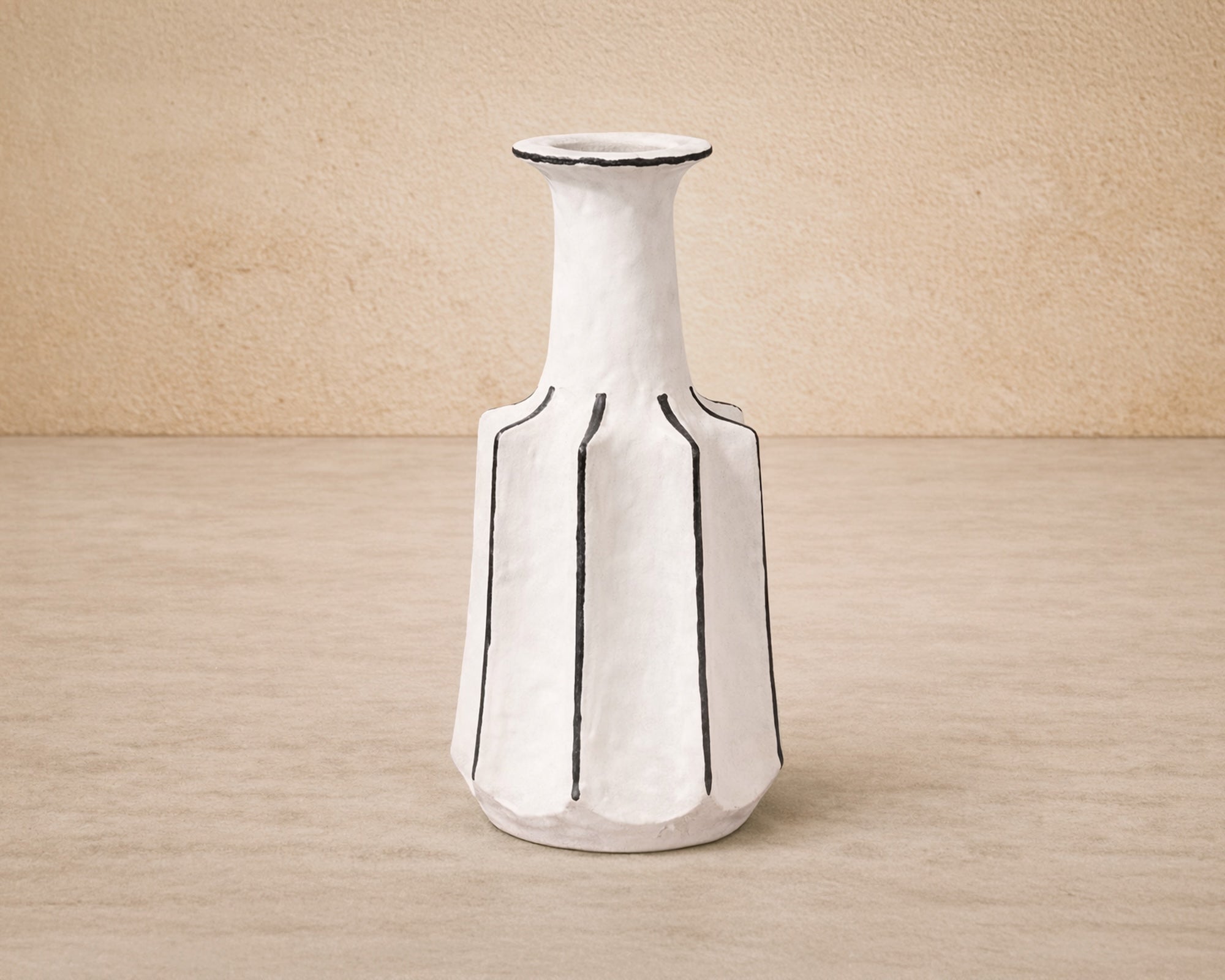 Liang & Eimil Corvessa Sculpture - Black & White Ceramic