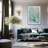 Aqua Vermeil Print - Turquoise