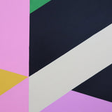 Zultanite Oil Painting - Pink, Blue, Green, Blue and Orange