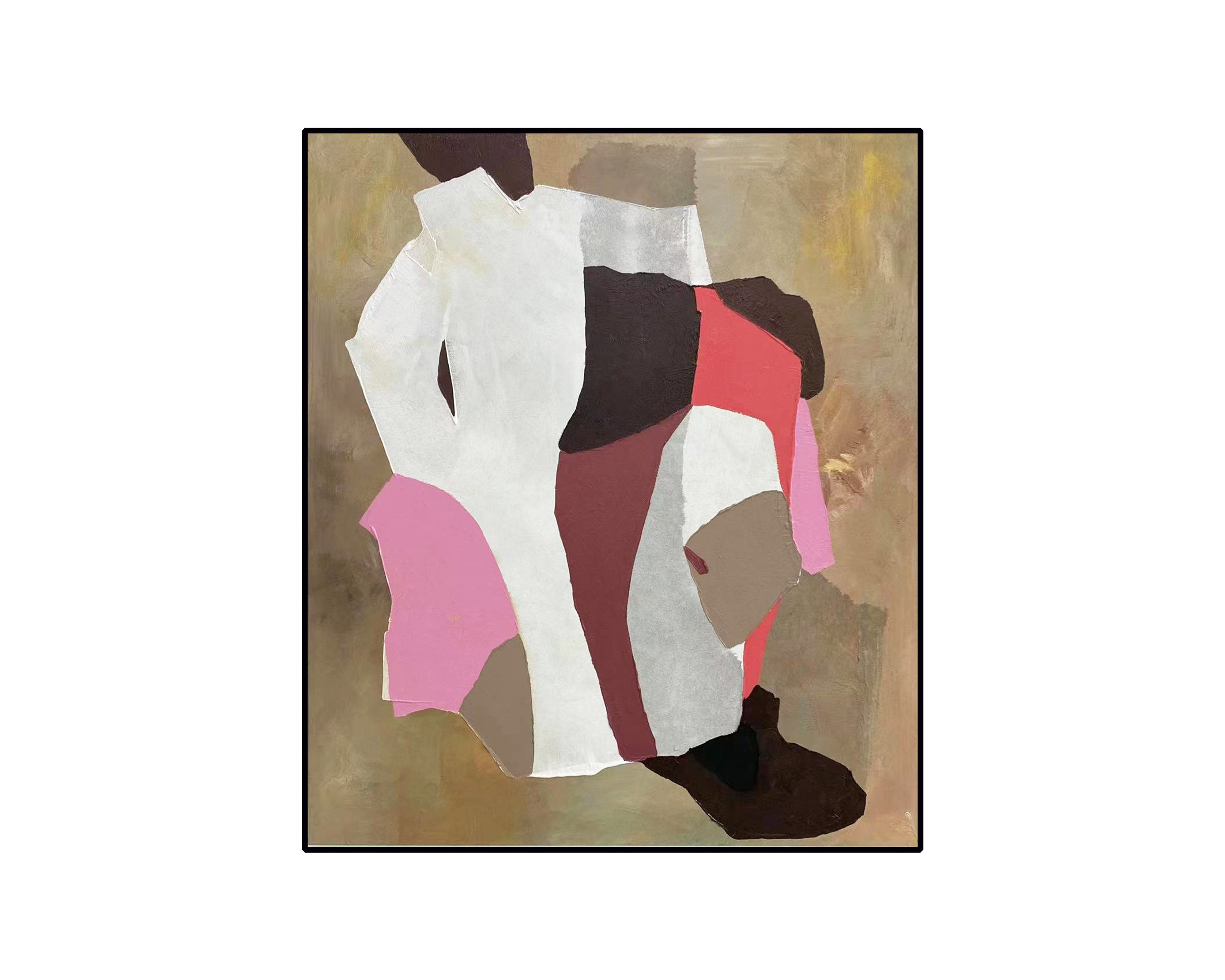 Liang & Eimil Layers of Light Oil Painting – Earthy Terracotta and Pink