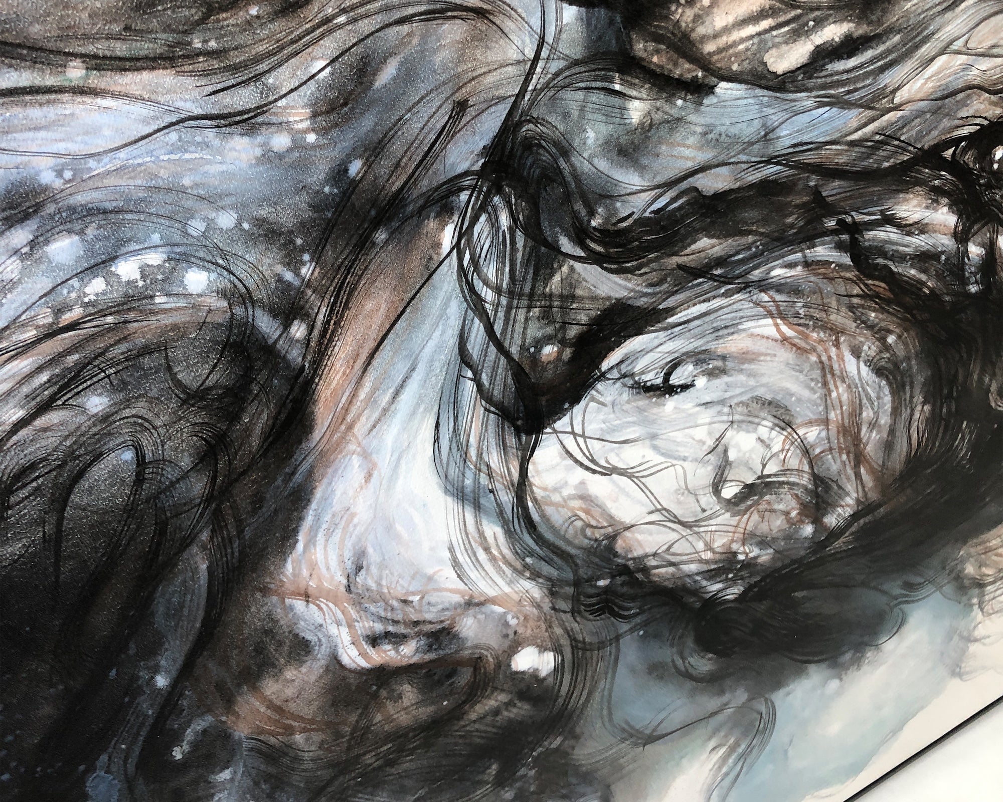 Liang & Eimil Caldera Oil Painting