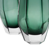 Liang & Eimil Wiley Glass Vase in Green - Small