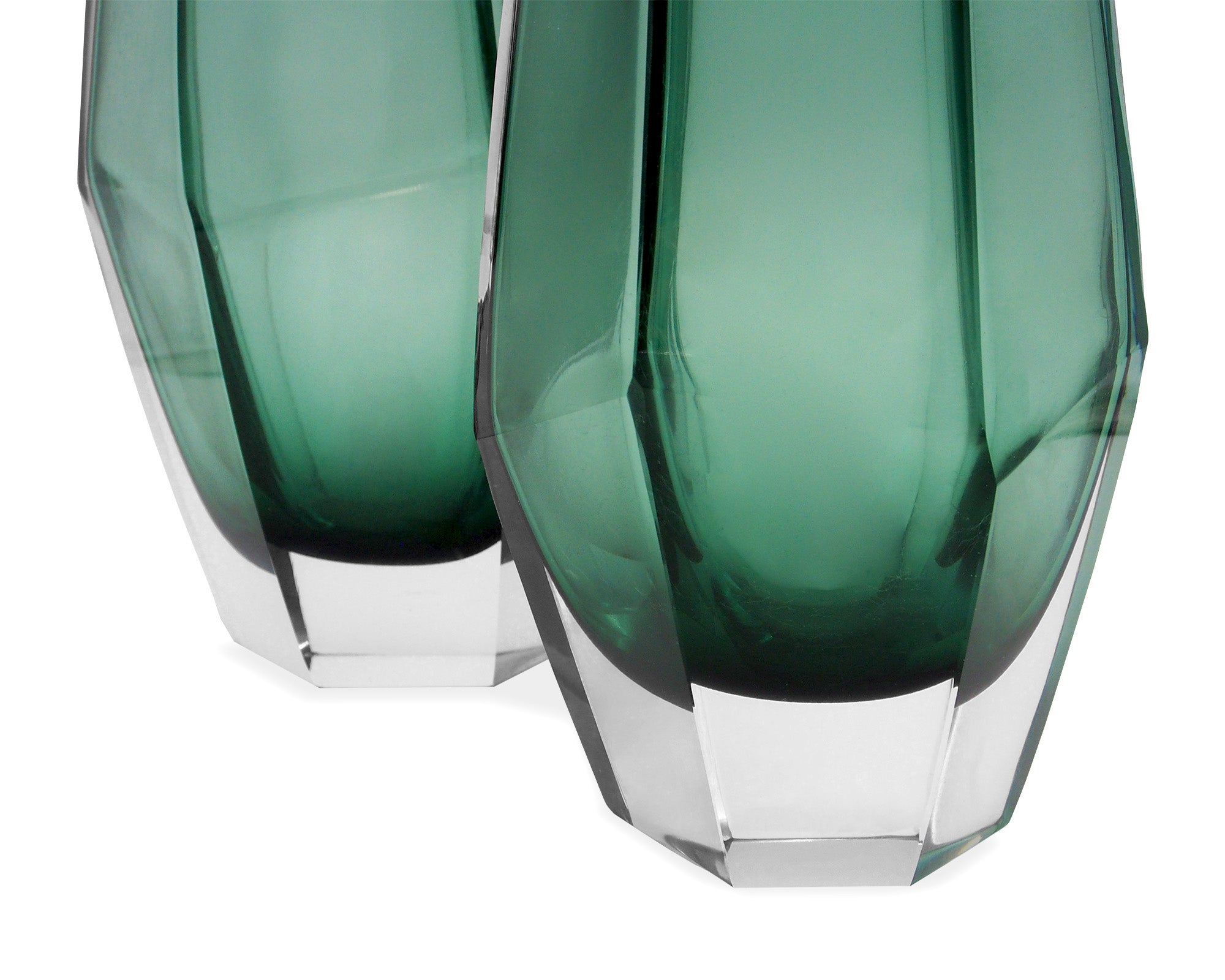 Liang & Eimil Wiley Glass Vase in Green - Small