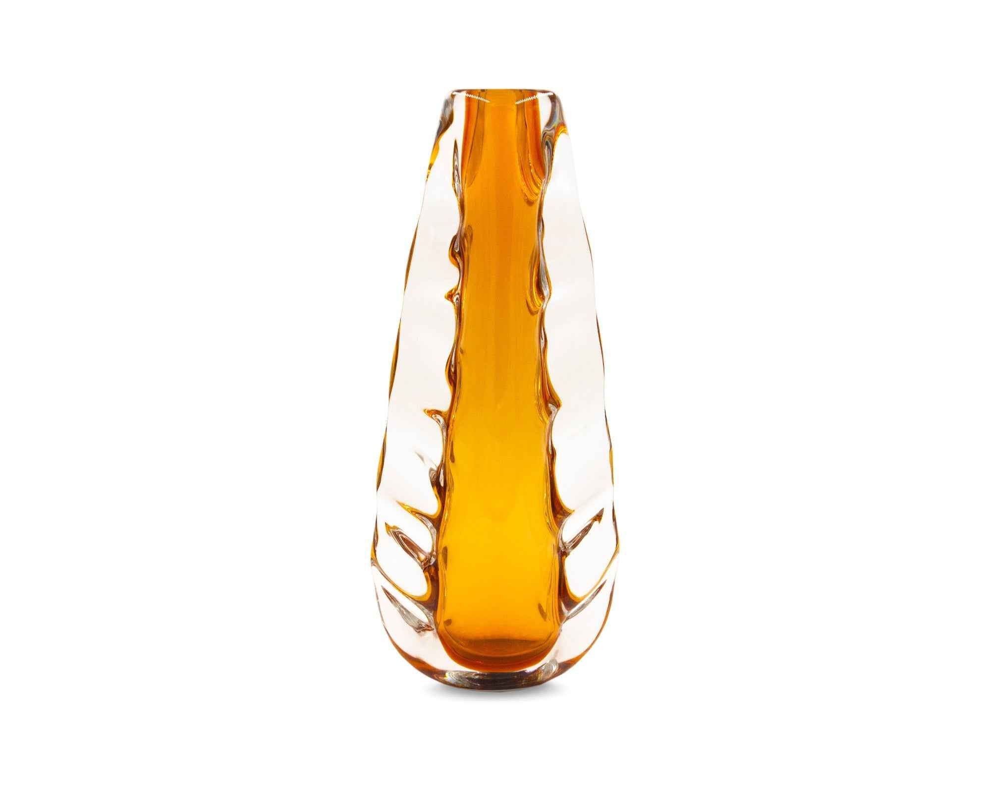 Liang & Eimil Astell Crystal Amber Vase - Large