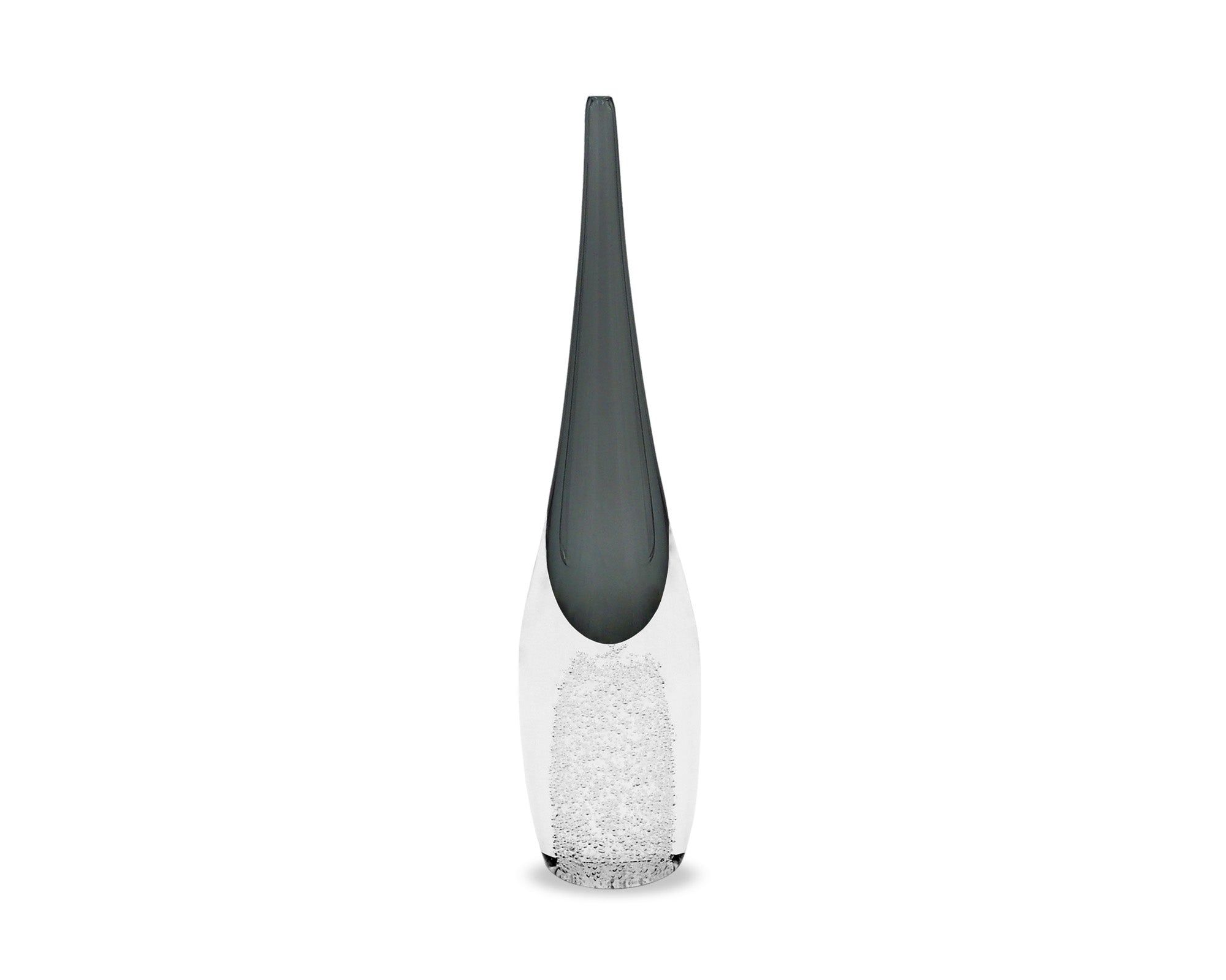 Liang & Eimil Ellis Crystal Vase in Grey - Large
