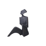 Isla Sitting Lady Sculpture - Black Ceramic
