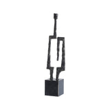 Rowen Sculpture - Black Cast Alloy