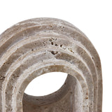 Toccino Large Sculpture  -  Beige Travertine