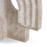 Toccino Small Sculpture  -  Beige Travertine