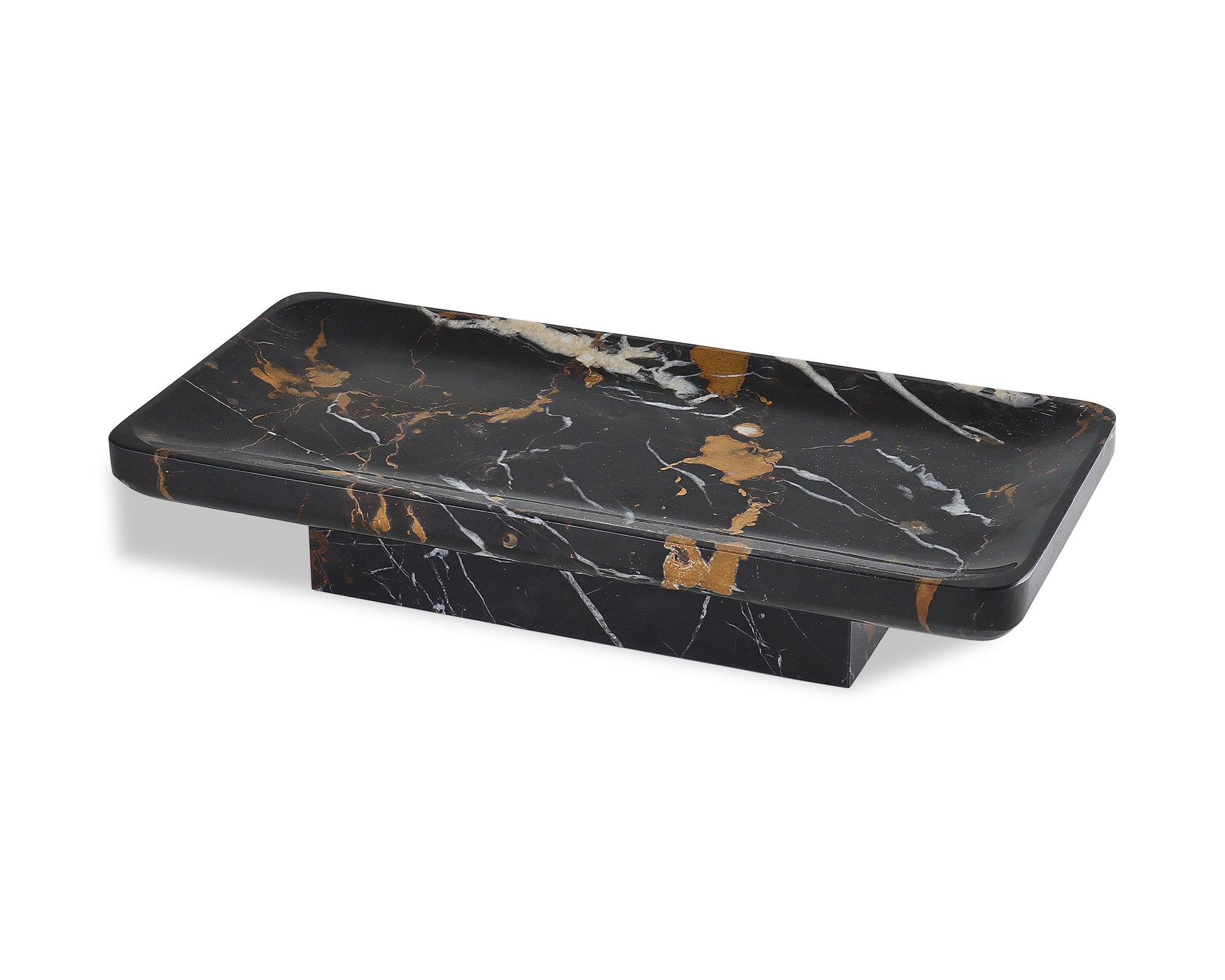 Liang & Eimil Horus Tray in Black and Gold Marble