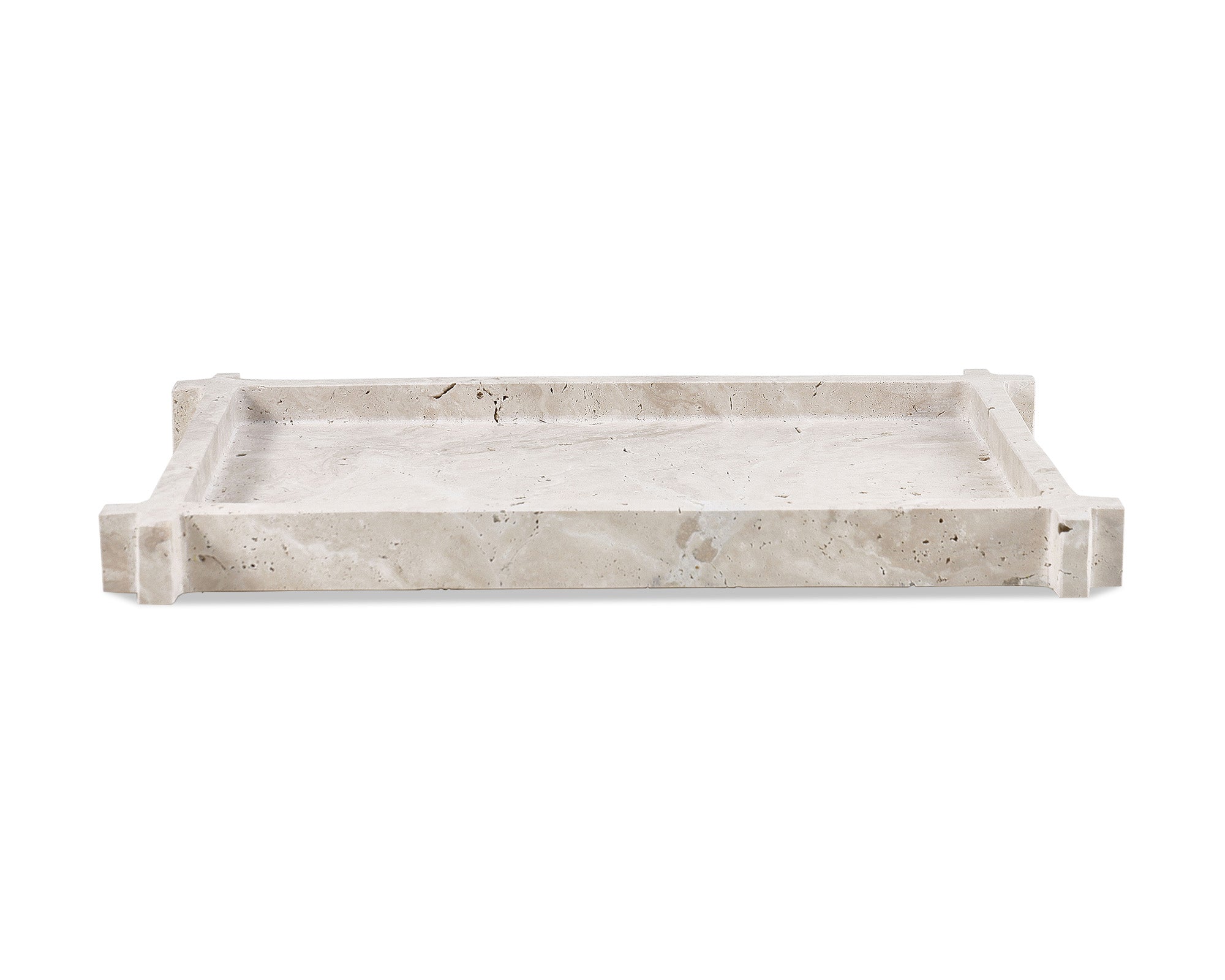 Roche Tray  -  Beige Travertine