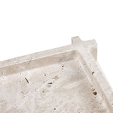 Roche Tray  -  Beige Travertine