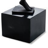 Mauro Sculpture  - Black Alloy and Marble