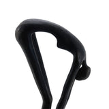 Mauro Sculpture  - Black Alloy and Marble