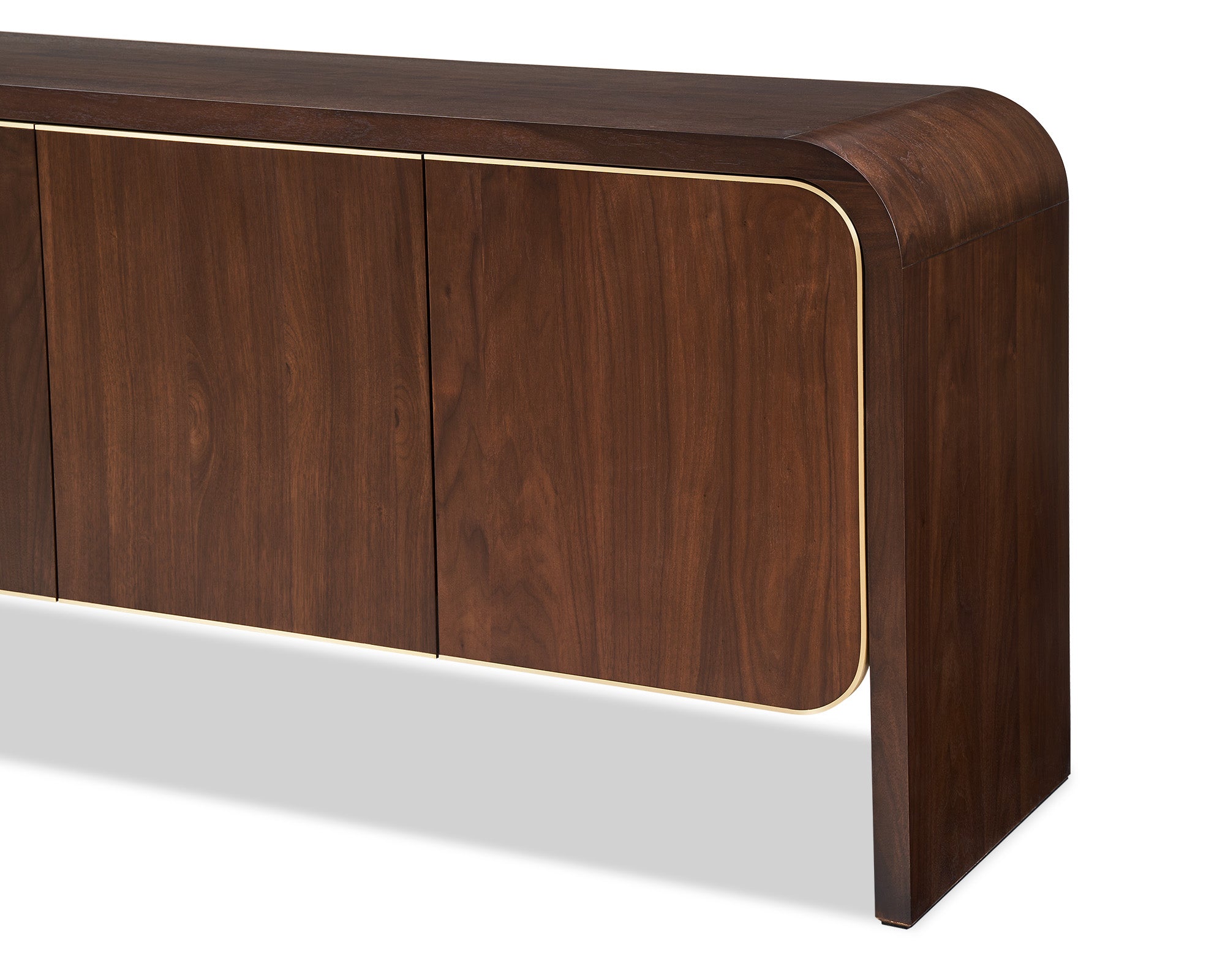Walter Sideboard  -  Natural Walnut & Brass