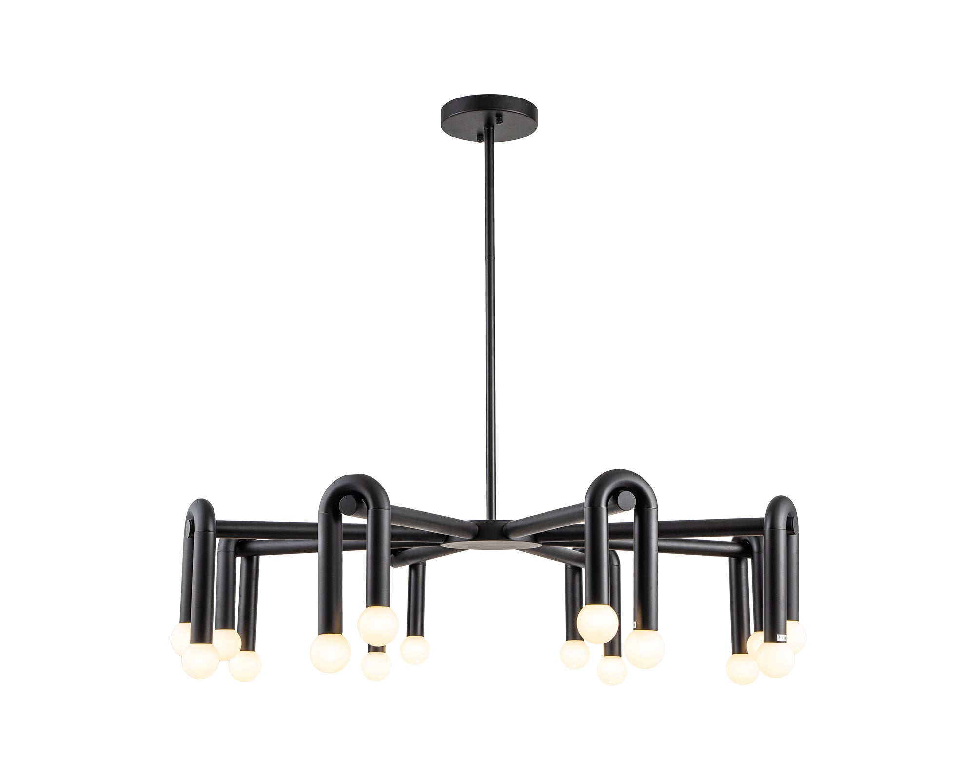 Liang & Eimil Melt 2 Pendant Lamp in Matt Black