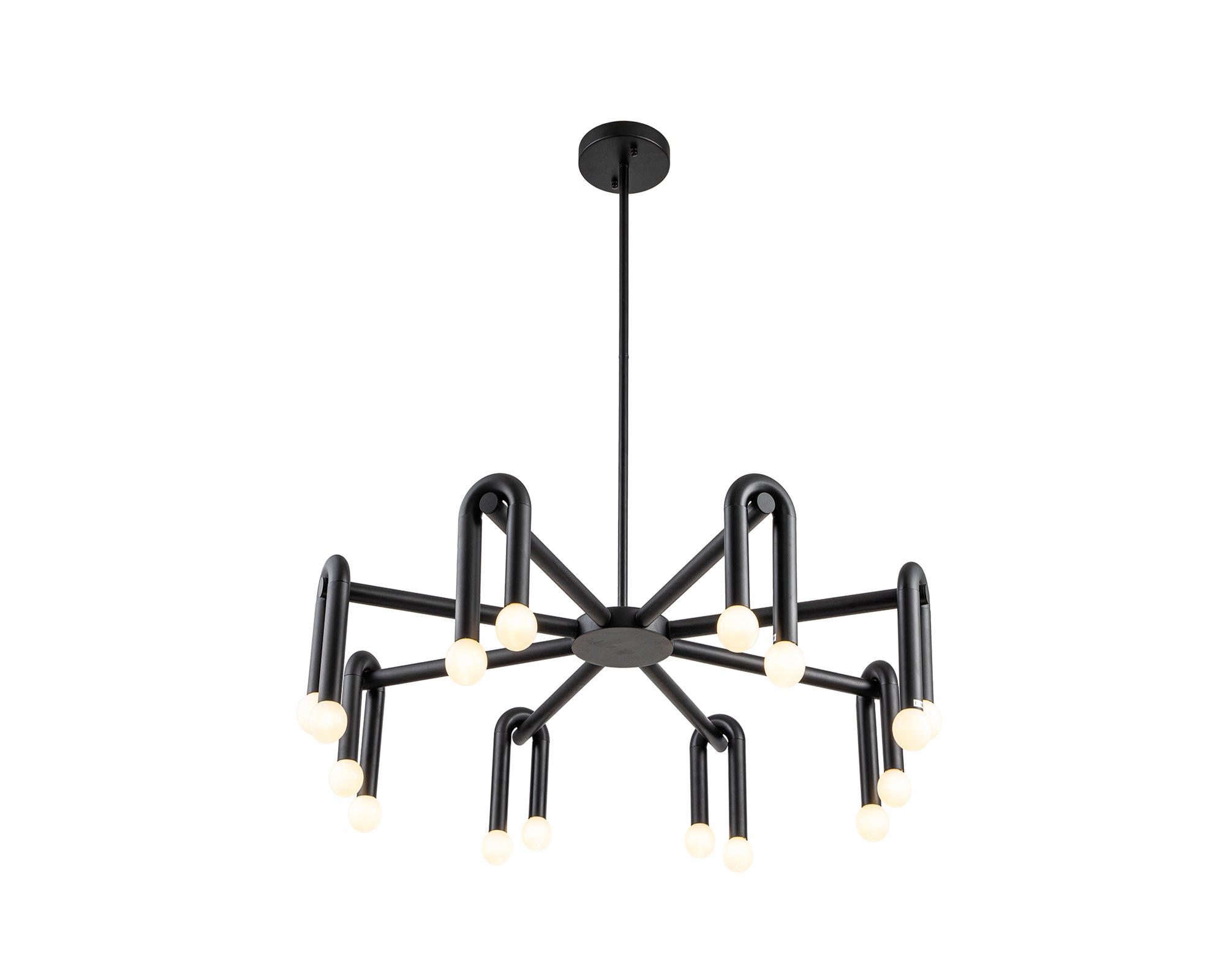 Melt 2 Pendant Lamp  -  Matt Black