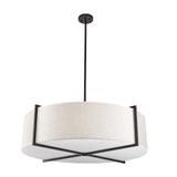 Liang & Eimil Sanderson Pendant Lamp with Matt Black Steel Frame - Large