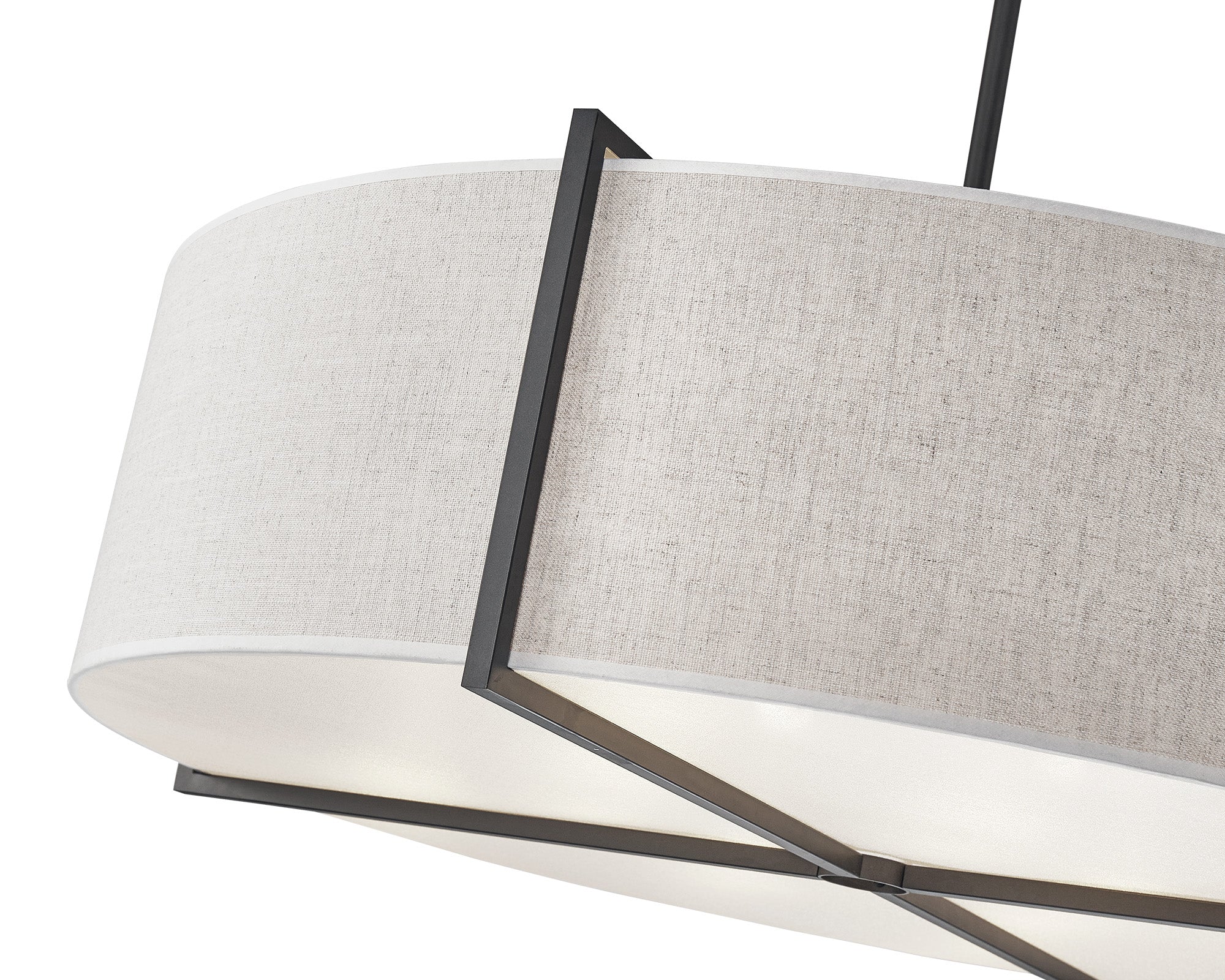 Liang & Eimil Sanderson Pendant Lamp with Matt Black Steel Frame - Large