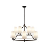 Gildan Chandelier  -  White & Black