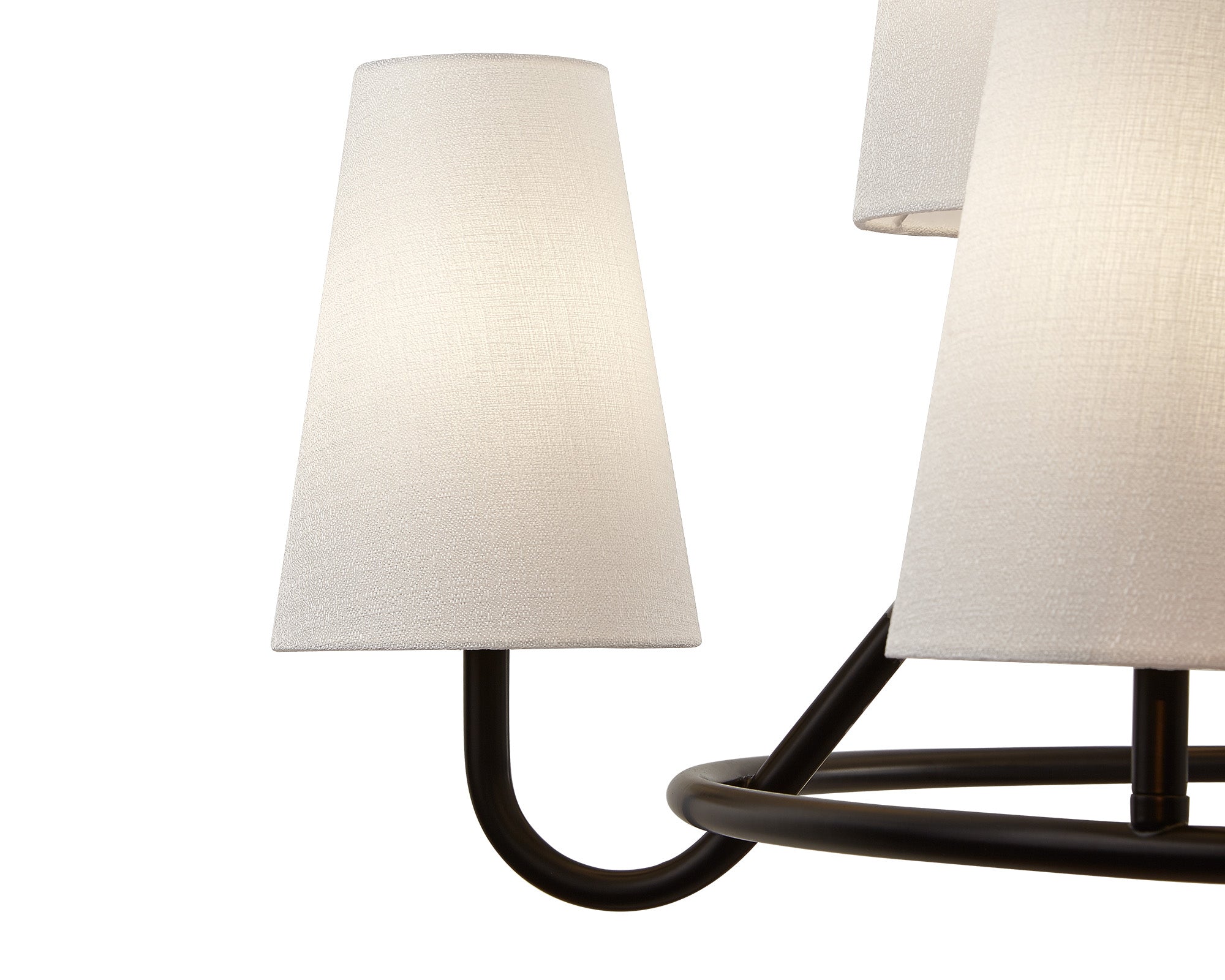 Gildan Chandelier  -  White & Black