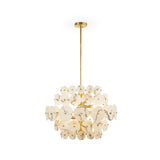 Momo Chandelier  -  Antique Brass & Alabaster