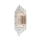 Drop Wall lamp - Brushed Brass and Clear Glass