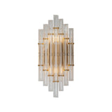 Drop Wall lamp - Brushed Brass and Clear Glass