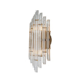 Drop Wall lamp - Brushed Brass and Clear Glass