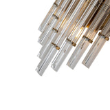 Drop Wall lamp - Brushed Brass and Clear Glass