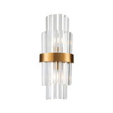 Regency Wall Lamp  - Brushed brass and Clear glass