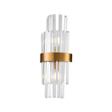 Regency Wall Lamp  - Brushed brass and Clear glass