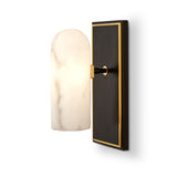 Amatti Wall Light - Alabaster, Black, Brass
