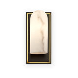 Amatti Wall Light - Alabaster, Black, Brass