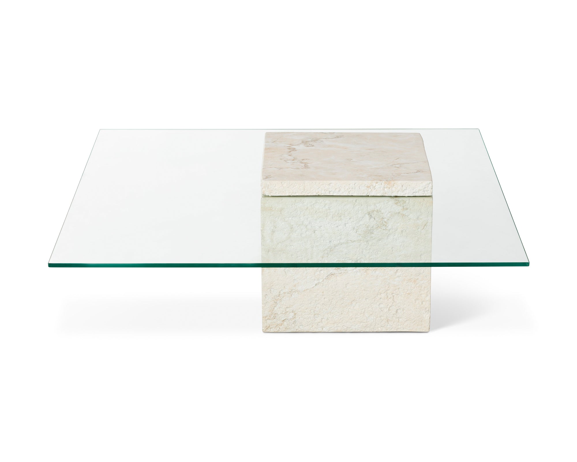 Liang & Eimil Rock Coffee Table in Beige Faux Marble