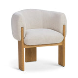 Liang & Eimil Lucca Dining Chair - Bilma Sand & Dry Honey Oak