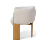 Lucca Dining Chair  -  Bilma Sand & Dry Honey Oak